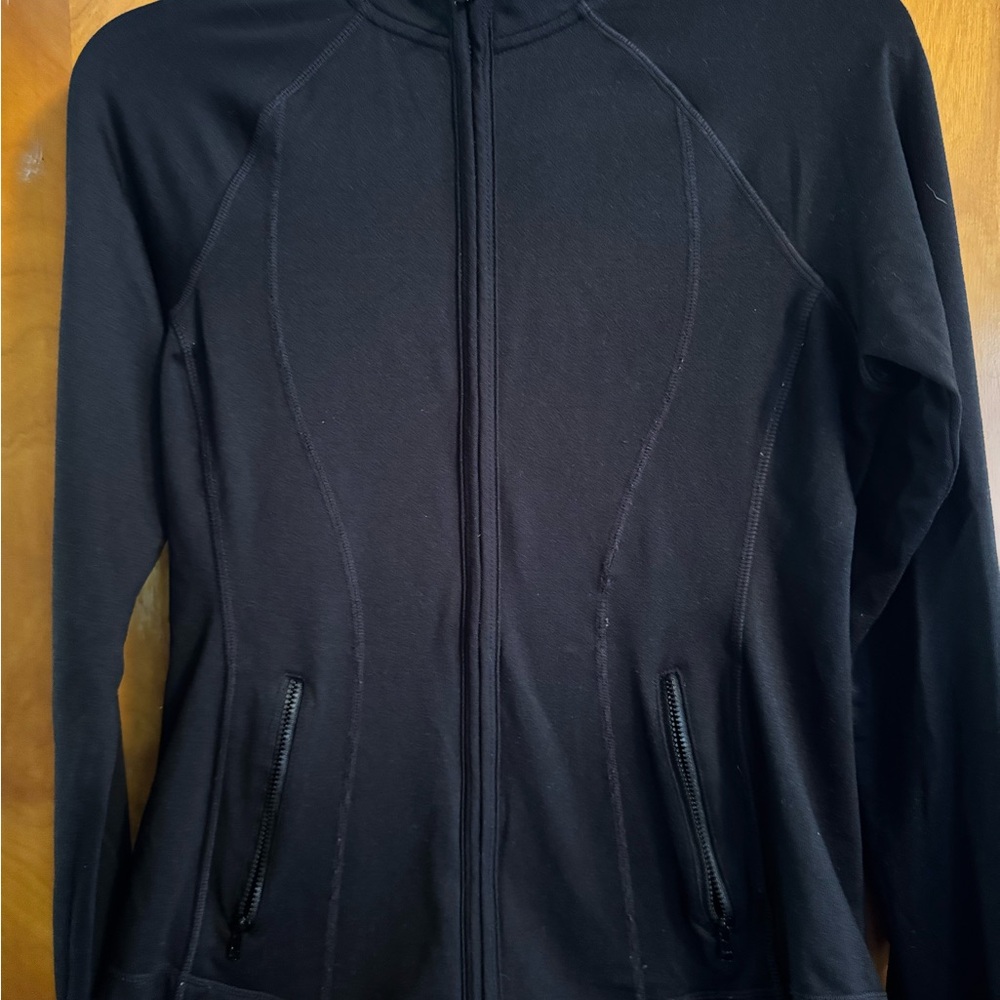 ZELOS Women's Black Full-Zip Lightweight Jacket